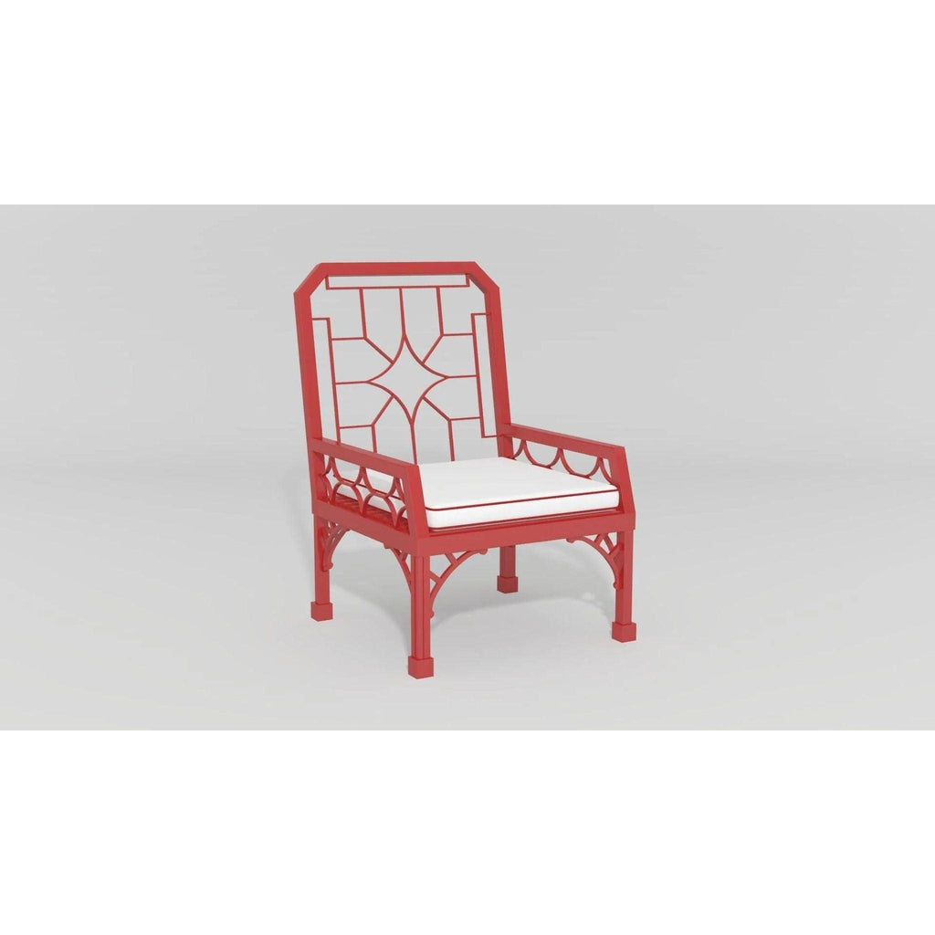 Victorian Style Garden Club Chair - Outdoor Chairs & Chaises - The Well Appointed House