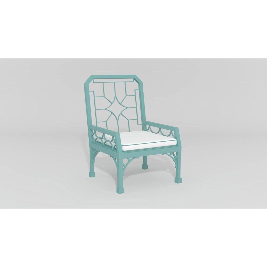 Victorian Style Garden Club Chair - Outdoor Chairs & Chaises - The Well Appointed House