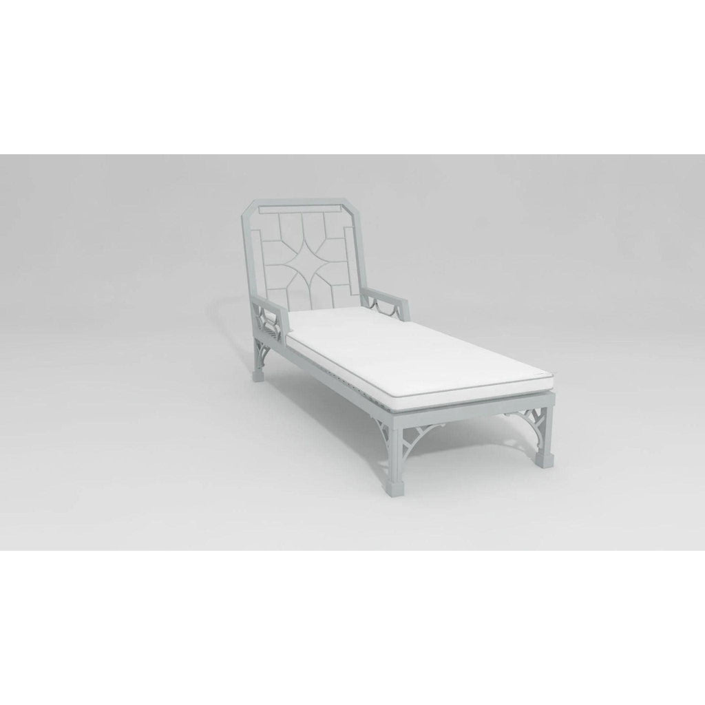 Victorian Style Outdoor Chaise Lounge - Outdoor Chairs & Chaises - The Well Appointed House