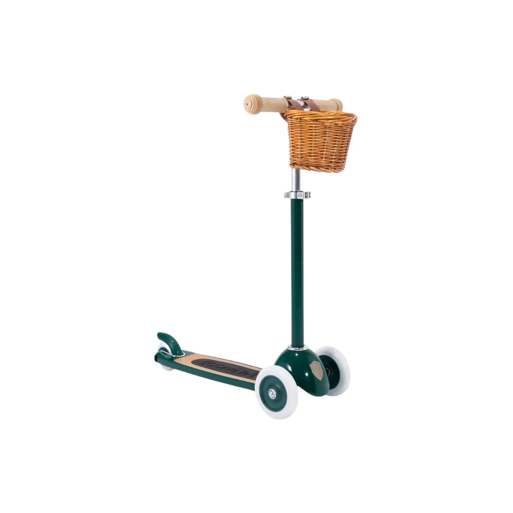 Vintage 3 Wheel Scooter in Green - Little Loves Scooter - The Well Appointed House