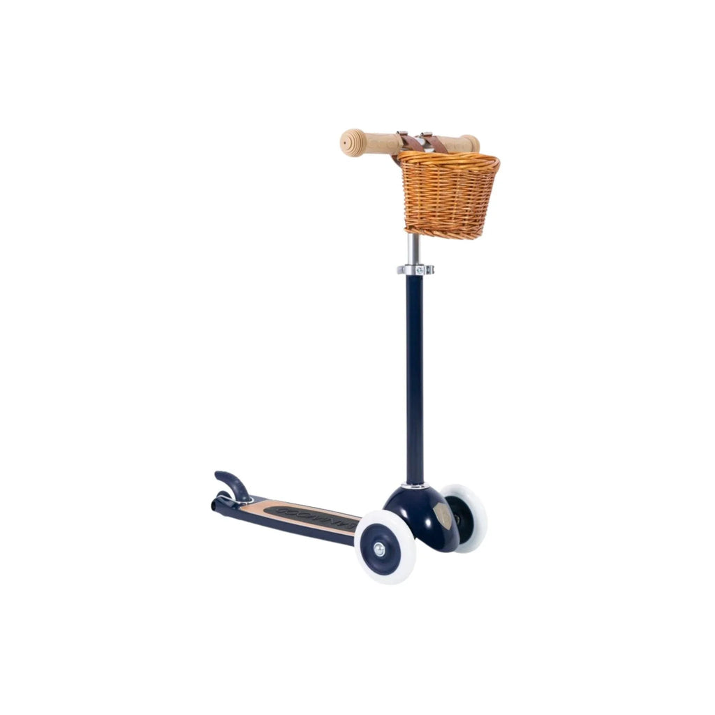 Vintage 3 Wheel Scooter in Navy - Little Loves Scooter - The Well Appointed House