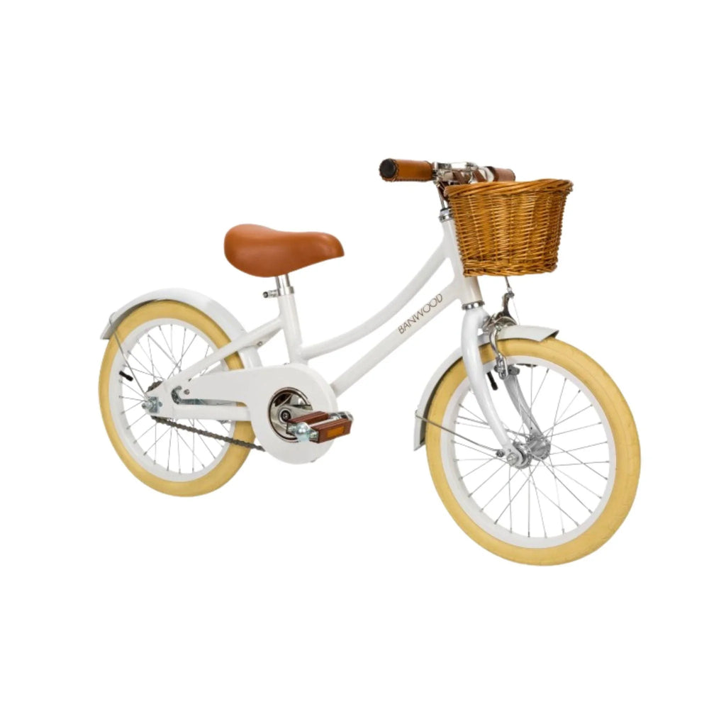 Vintage Style Kids Bike in White - Little Loves Bikes - The Well Appointed House