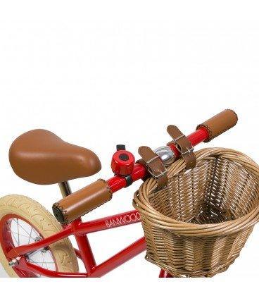 Vintage Style Toddler Balance Bike in Red - Little Loves Bikes - The Well Appointed House