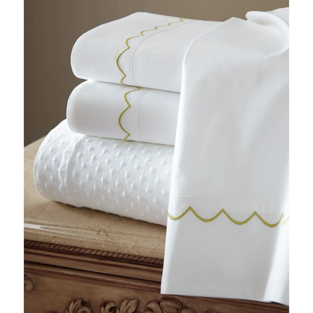 Vivian Sheet Sets with Scallop Embroidery - Sheet Sets - The Well Appointed House