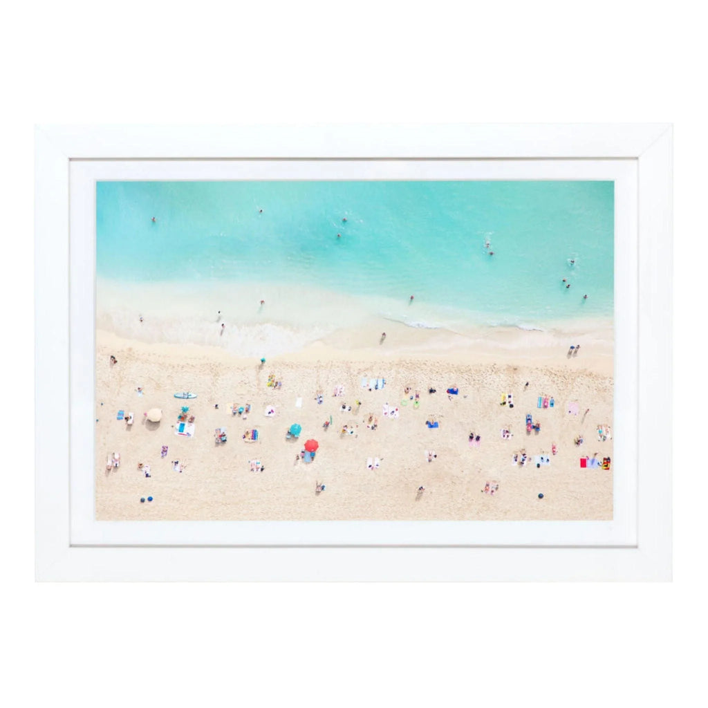 "Waikiki Beach" Mini Framed Print By Gray Malin - Photography - The Well Appointed House