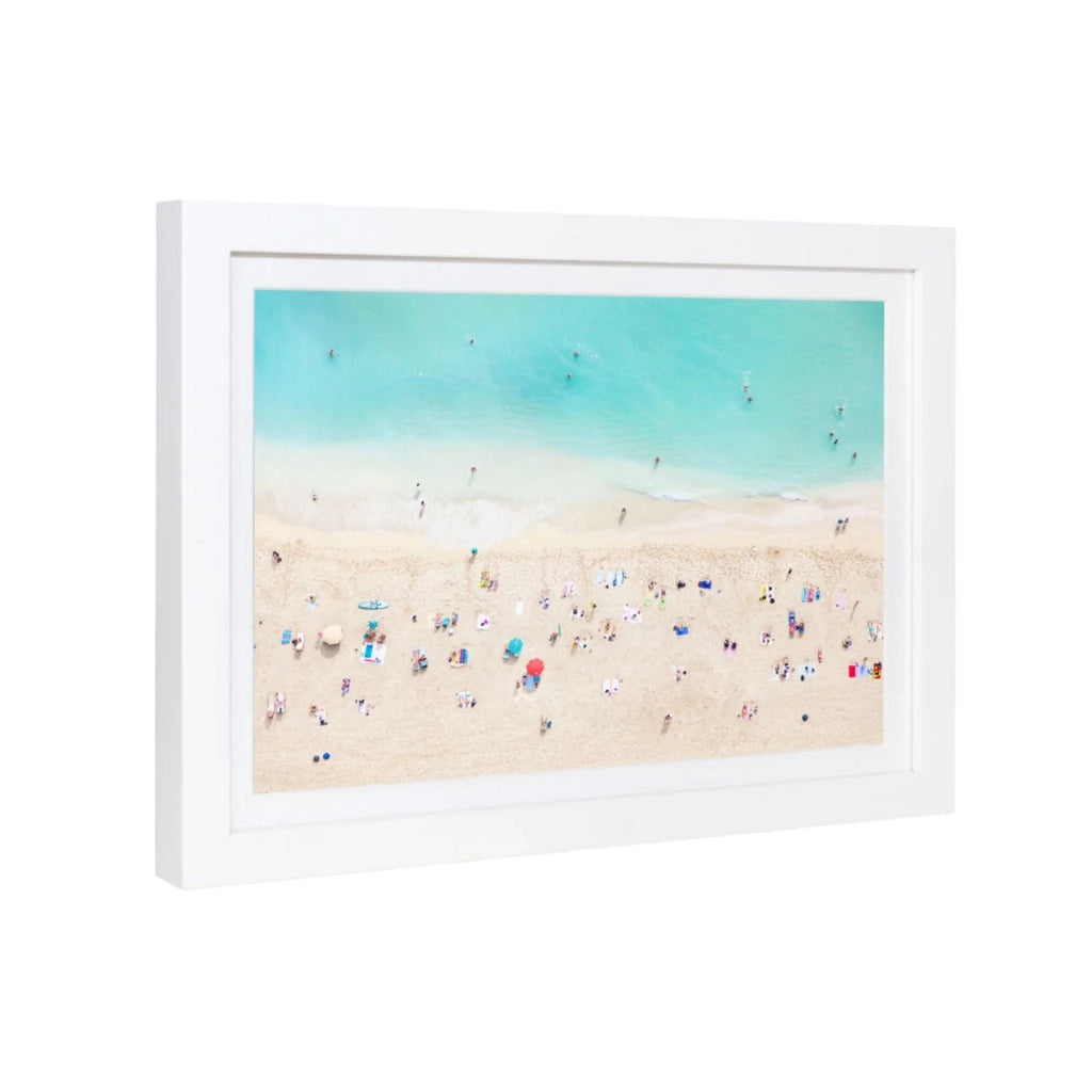 Pottery Barn 'Aerial Beach' by Gray Malin Framed Print
