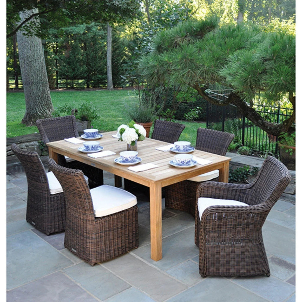 Wainscott Outdoor Rectangular Dining Table - Outdoor Dining Tables & Chairs - The Well Appointed House