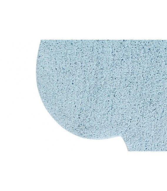 Washable Blue Cloud Children’s Rug with Built-in Cushion - Little Loves Rugs - The Well Appointed House