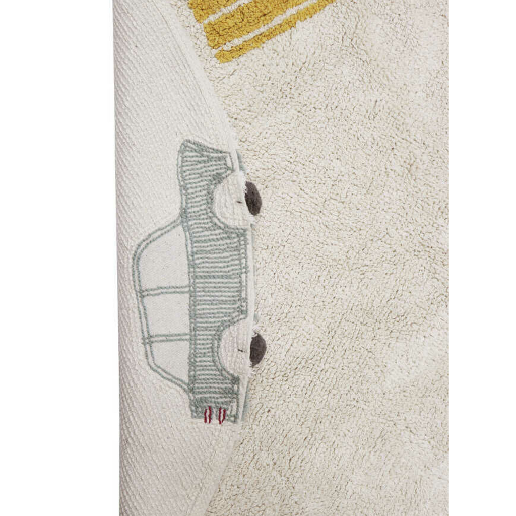 Washable Children's Cotton Rug in Natural The Well Appointed House