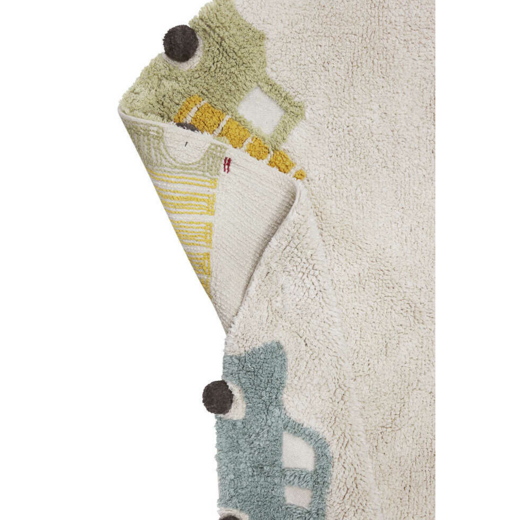 Washable Children's Cotton Rug in Natural The Well Appointed House