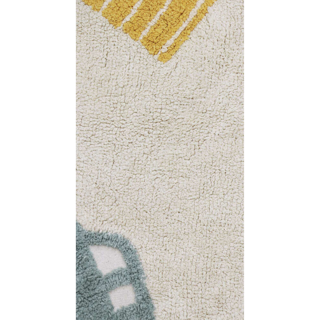 Washable Children's Cotton Rug in Natural The Well Appointed House