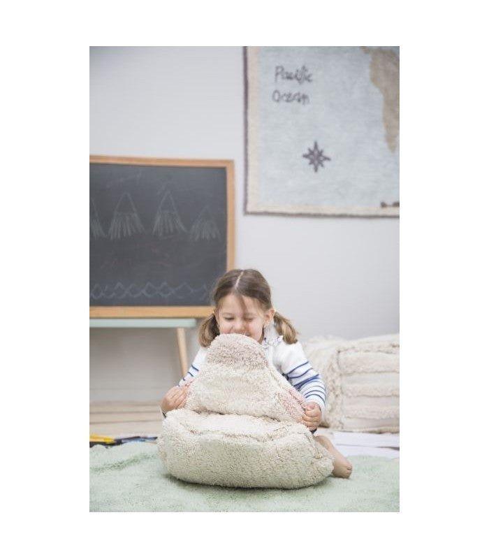 Washable Round Puffy Sheep Rug for Kids - Little Loves Rugs - The Well Appointed House