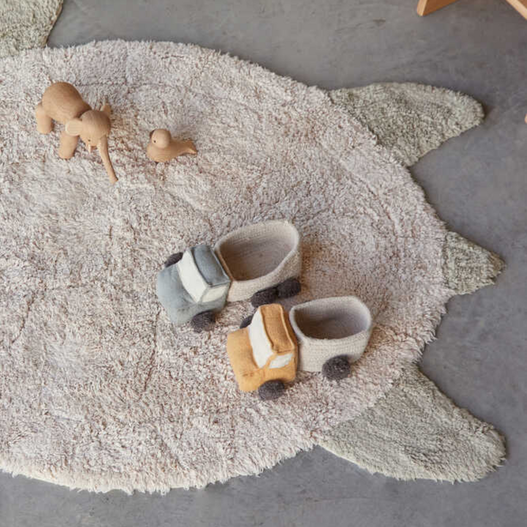 Washable Sea Turtle Rug For Kids - The Well Appointed House 