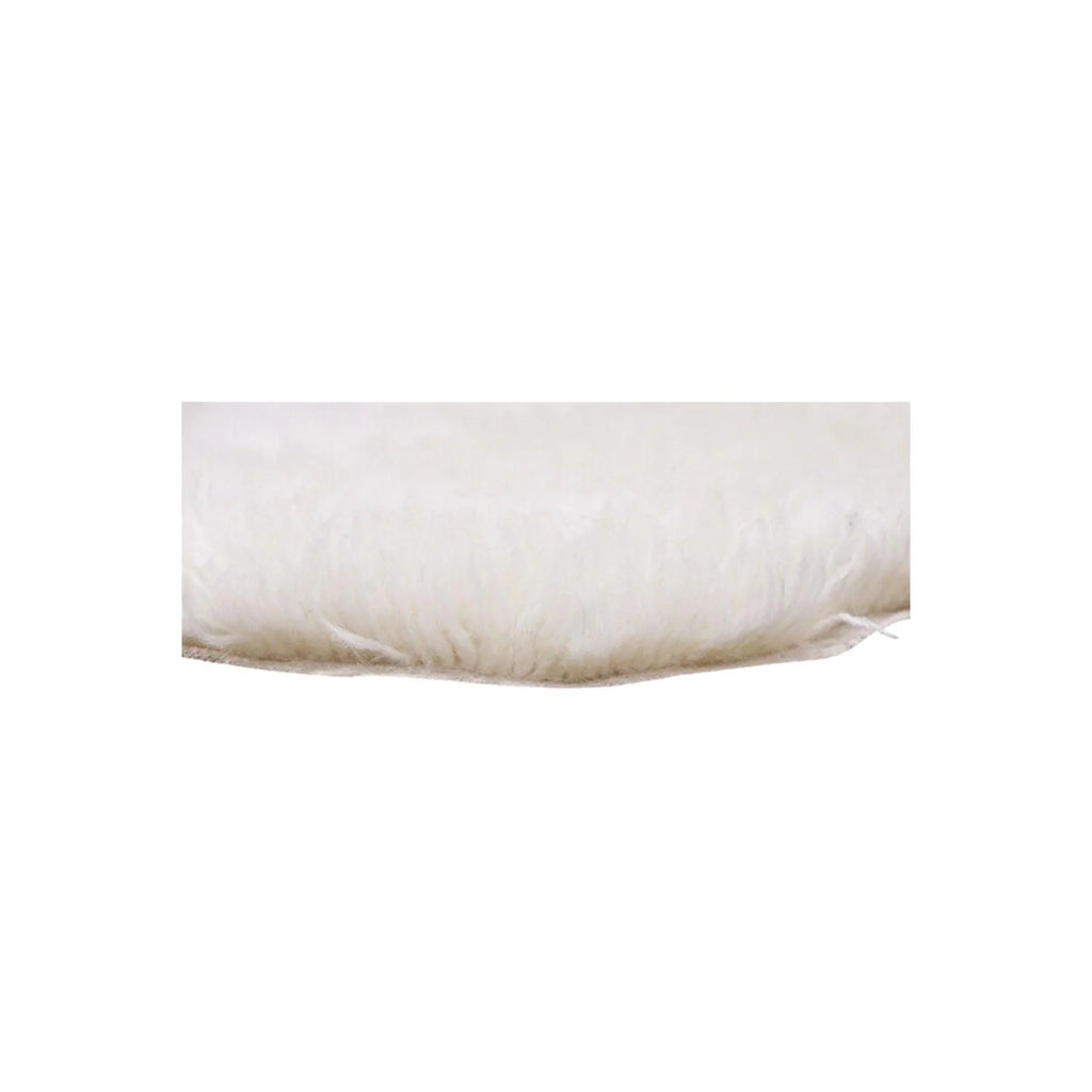 Washable Woolable White Sheep Hide Shaped Rug for Kids - Little Loves Rugs - The Well Appointed House