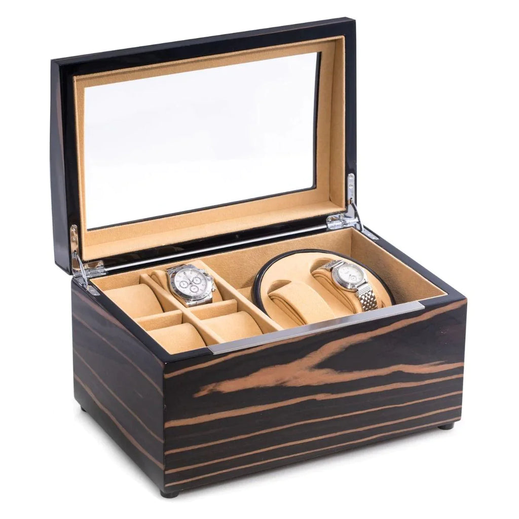Watch Winder and Display Storage Box - Jewelry & Watch Cases - The Well Appointed House