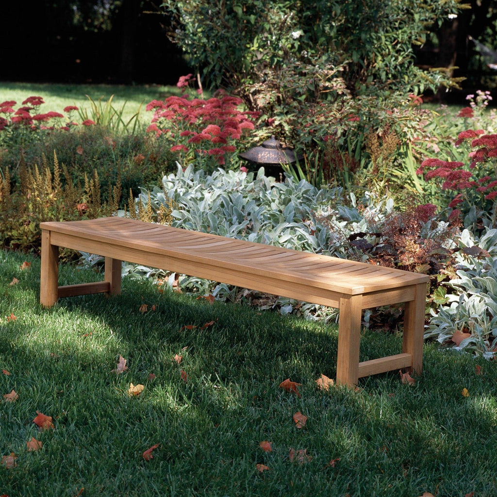 Waverly Backless Bench - Garden Stools & Benches - The Well Appointed House