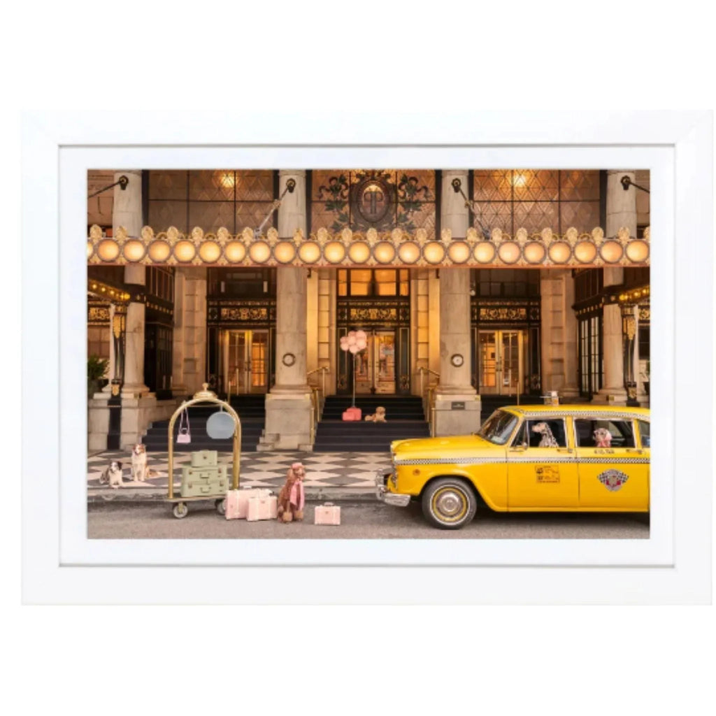 Welcome to The Plaza Hotel Mini Framed Print by Gray Malin - Photography - The Well Appointed House