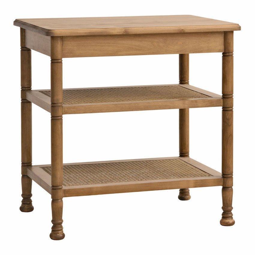 Wellesley Cane Side Table - Side & Accent Tables - The Well Appointed House