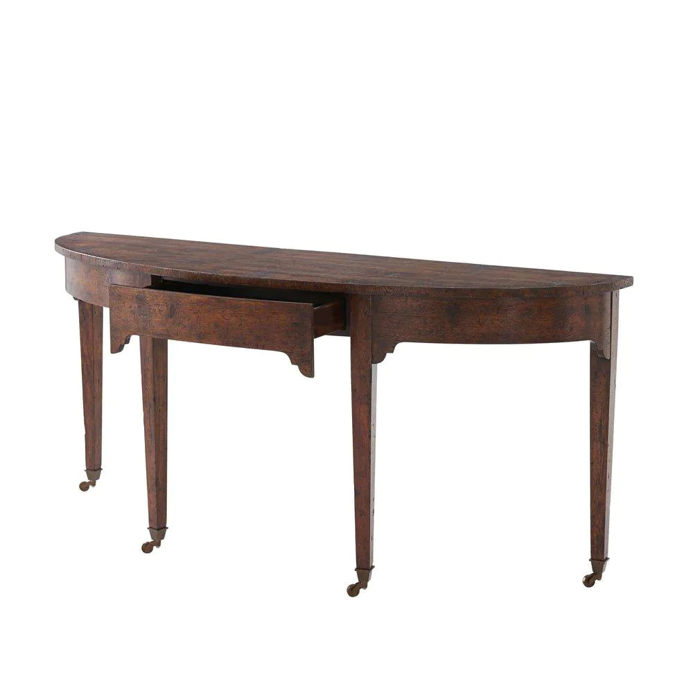 West Gate Demi Lune Console Table - Sideboards & Consoles - The Well Appointed House