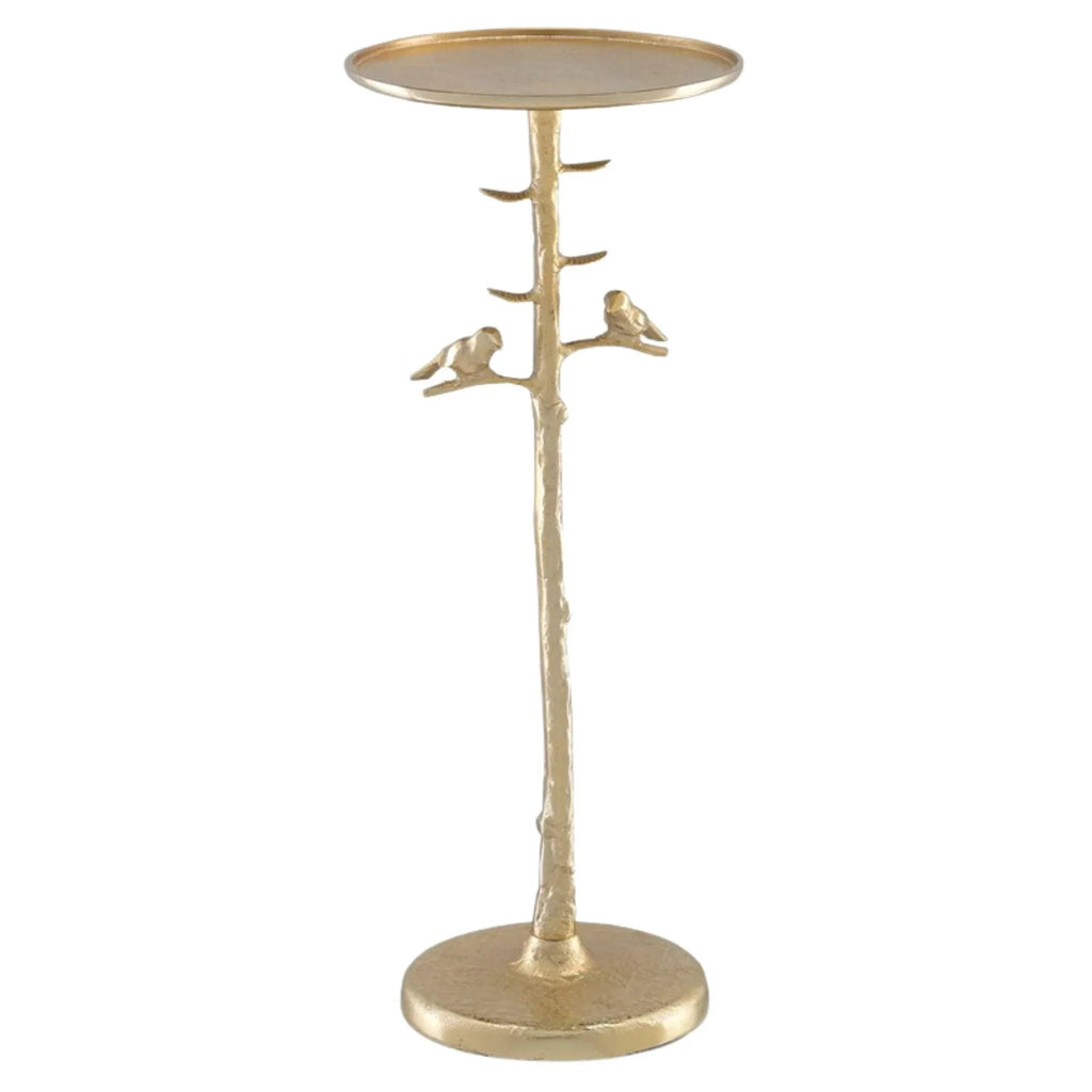 Whimsical Birds on a Branch Drinks Table - Side & Accent Tables - The Well Appointed House