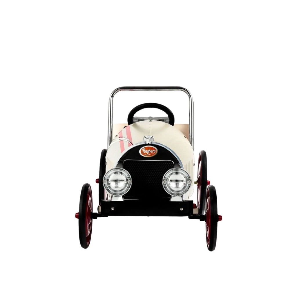 White Classic Ride-On Pedal Car - Little Loves Pedal Cars Bikes & Tricycles - The Well Appointed House