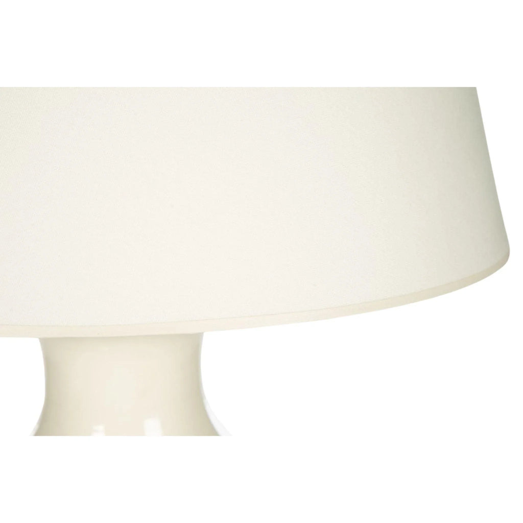 White Italian Rounded Table Lamp - Table Lamps - The Well Appointed House