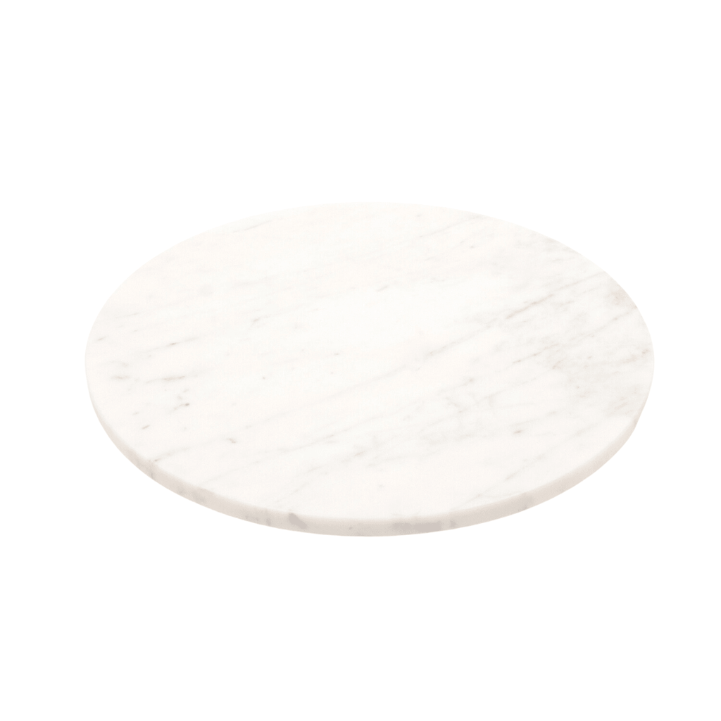 White Marble Lazy Susan - Kitchen Accents - The Well Appointed House