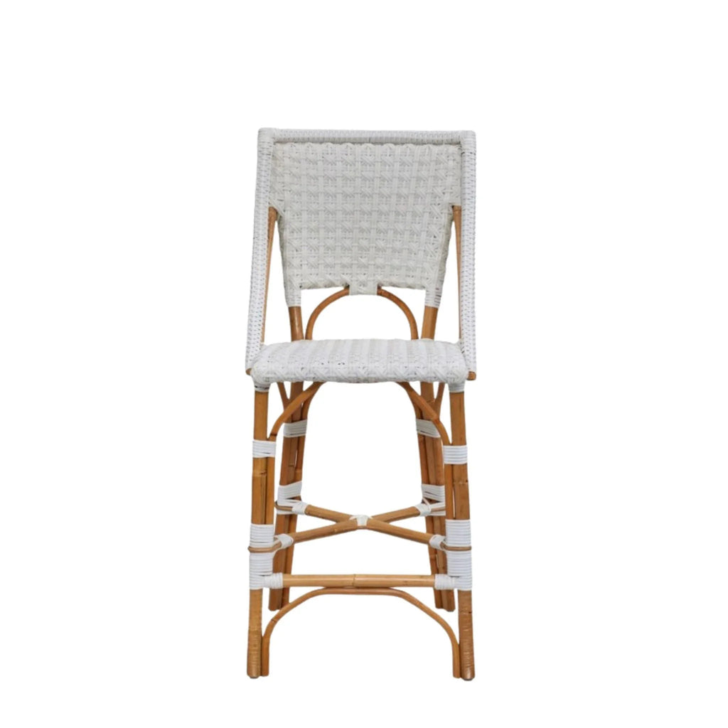 White Star Patterned Bistro Counter Chair - Bar & Counter Stools - The Well Appointed House