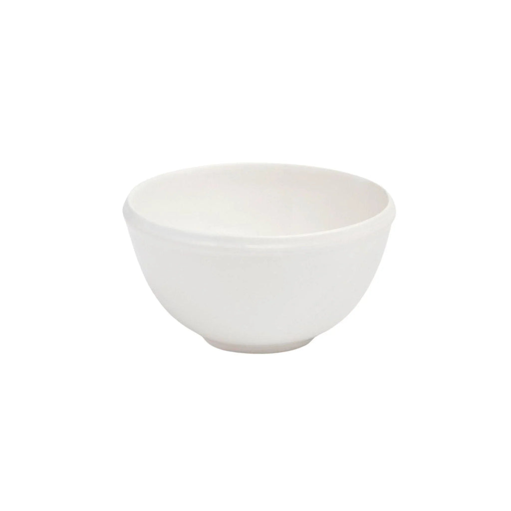 White Stoneware Cereal-Ice Cream Bowls - Dinnerware - The Well Appointed House