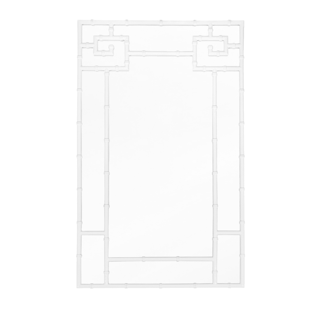 White Tessa Wall Mirror - Wall Mirrors - The Well Appointed House