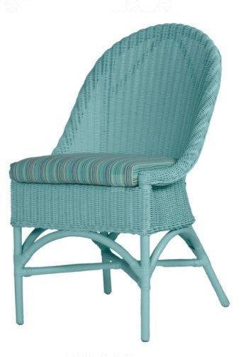 Wicker Coastal Side Chair - Dining Chairs - The Well Appointed House