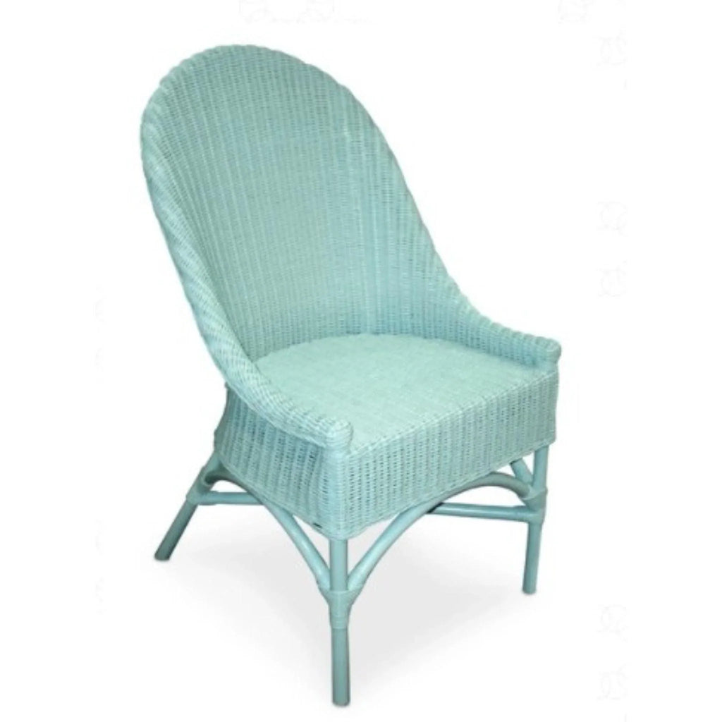 Wicker Coastal Side Chair - Dining Chairs - The Well Appointed House