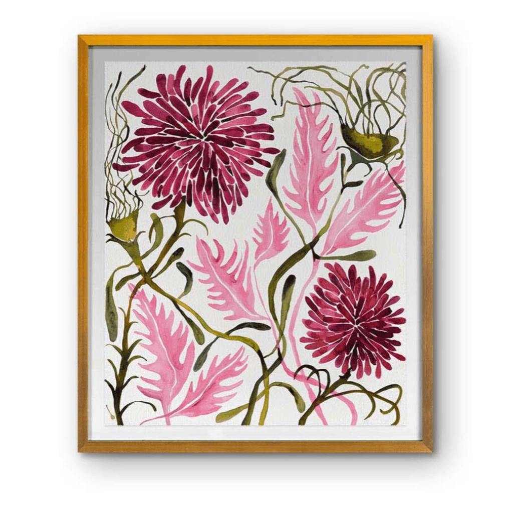 Wildflowers XVIII Framed Wall Art - Paintings - The Well Appointed House