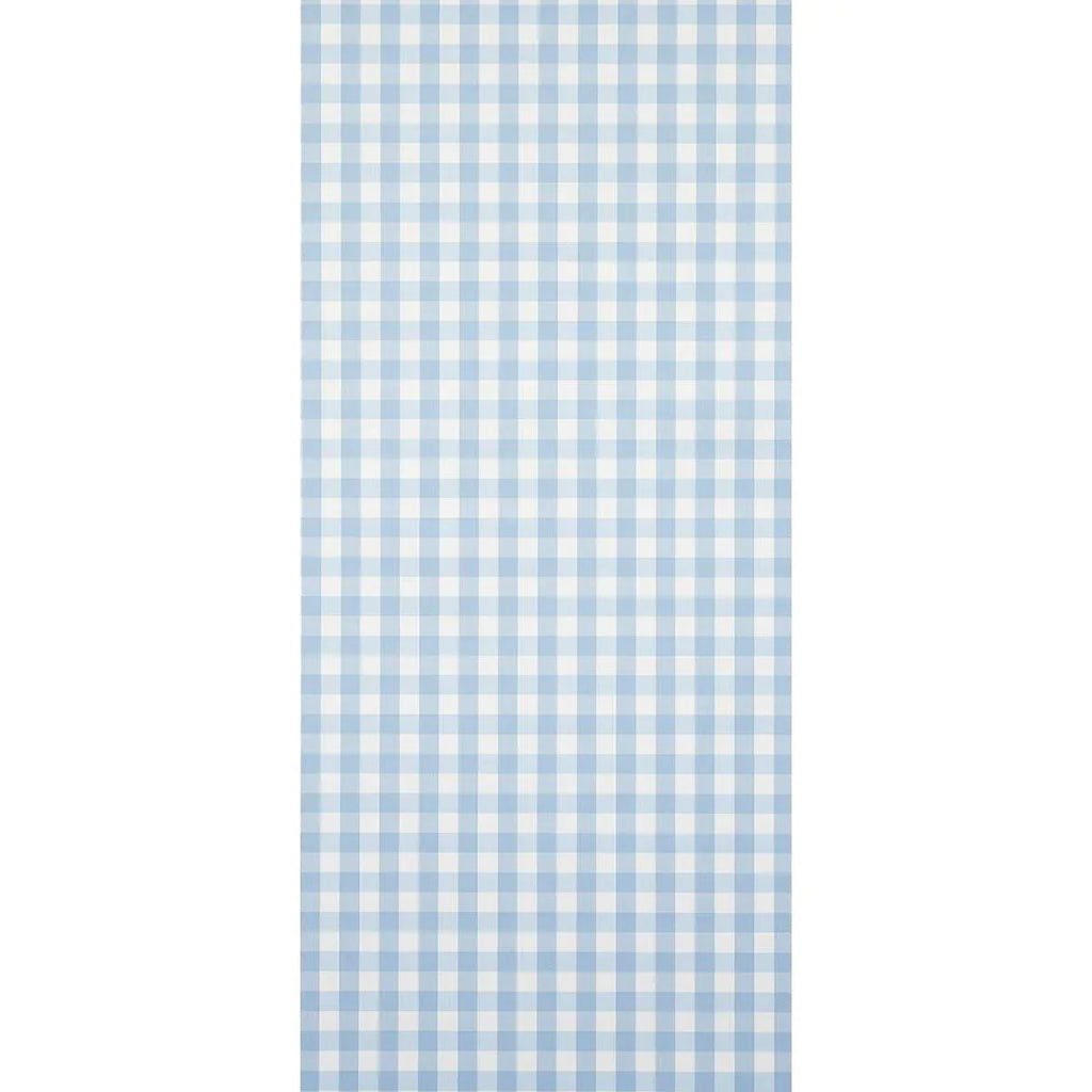 Willa Small Check Wallpaper in Blue - Little Loves Wallpaper - The Well Appointed House