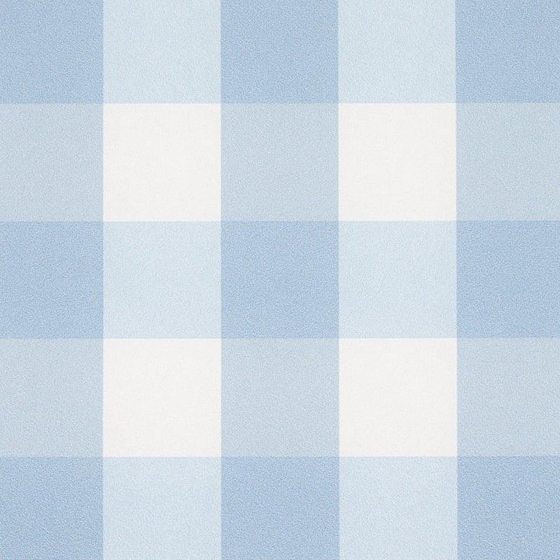 Willa Small Check Wallpaper in Blue - Little Loves Wallpaper - The Well Appointed House