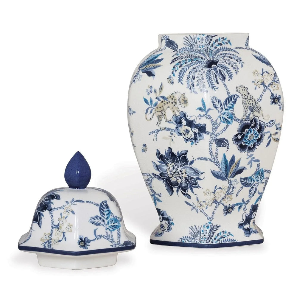 Williamsburg Collection Blue and White Medium Ginger Jar - Vases & Jars - The Well Appointed House