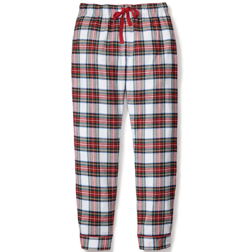 Women's Brushed Twill Pants in Balmoral Tartan - The Well Appointed House 