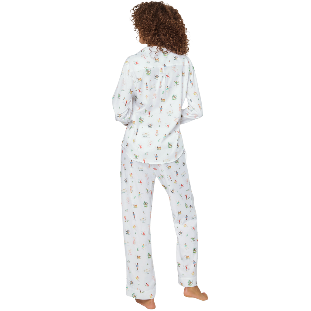Women's Twill Pajama Set in 12 Days of Christmas - The Well Appointed House