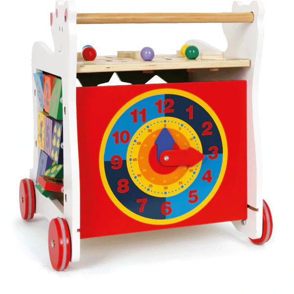 Wooden Bear Walker For Babies - Little Loves Walkers Wagons & Push Toys - The Well Appointed House