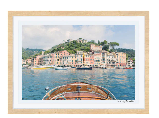 Wooden Boat, Portofino Print by Gray Malin - Photography - The Well Appointed House