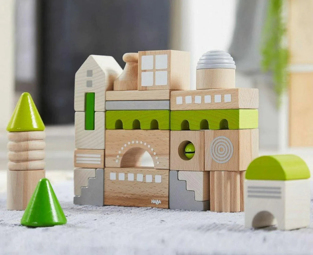Wooden City Building Blocks - Little Loves Learning Toys - The Well Appointed House