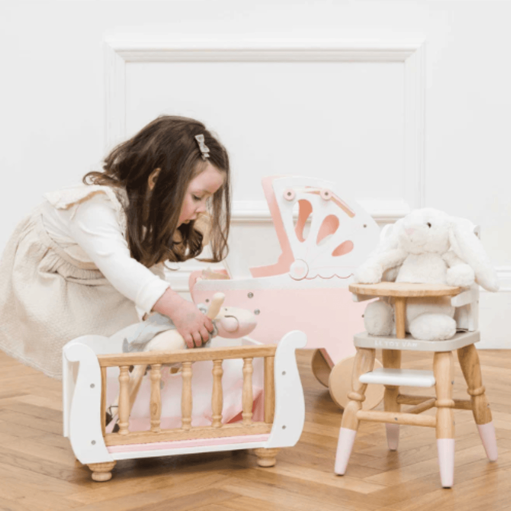 Wooden Doll High Chair - Little Loves Dolls & Doll Accessories - The Well Appointed House