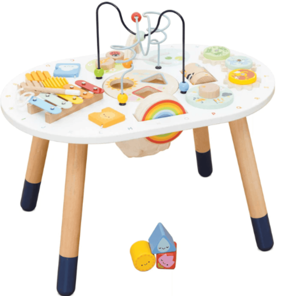 Wooden Multi-Sensory Activity Table - Little Loves Playroom Accessories - The Well Appointed House