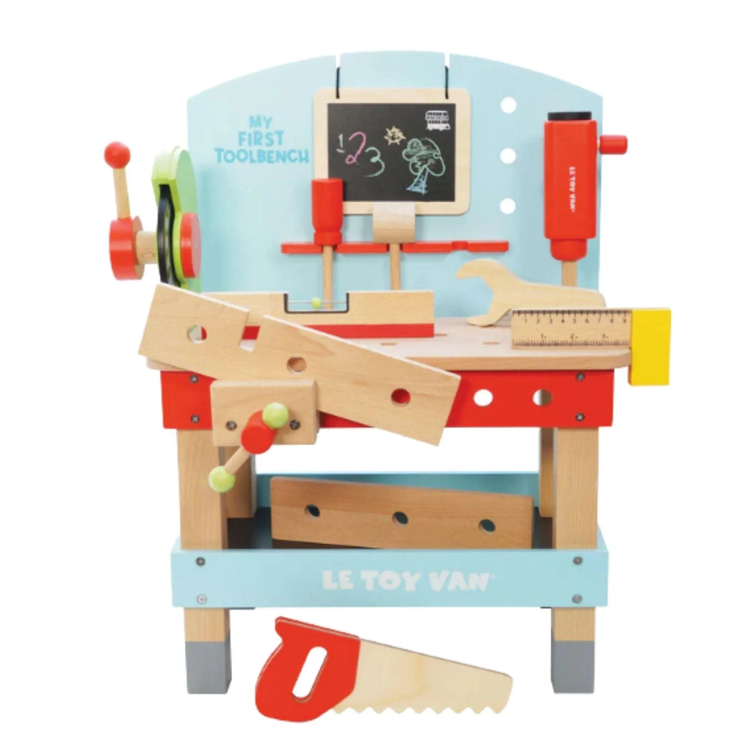 Wooden My First Tool Bench Toy For Kids - Little Loves Pretend Play - The Well Appointed House