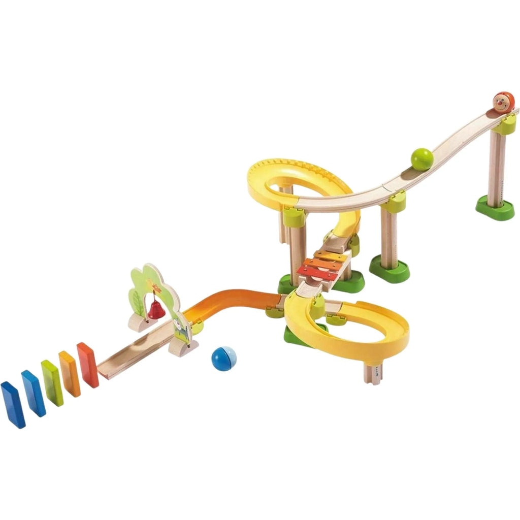 Wooden Rainbow Domino Track Set - Little Loves Learning Toys - The Well Appointed House