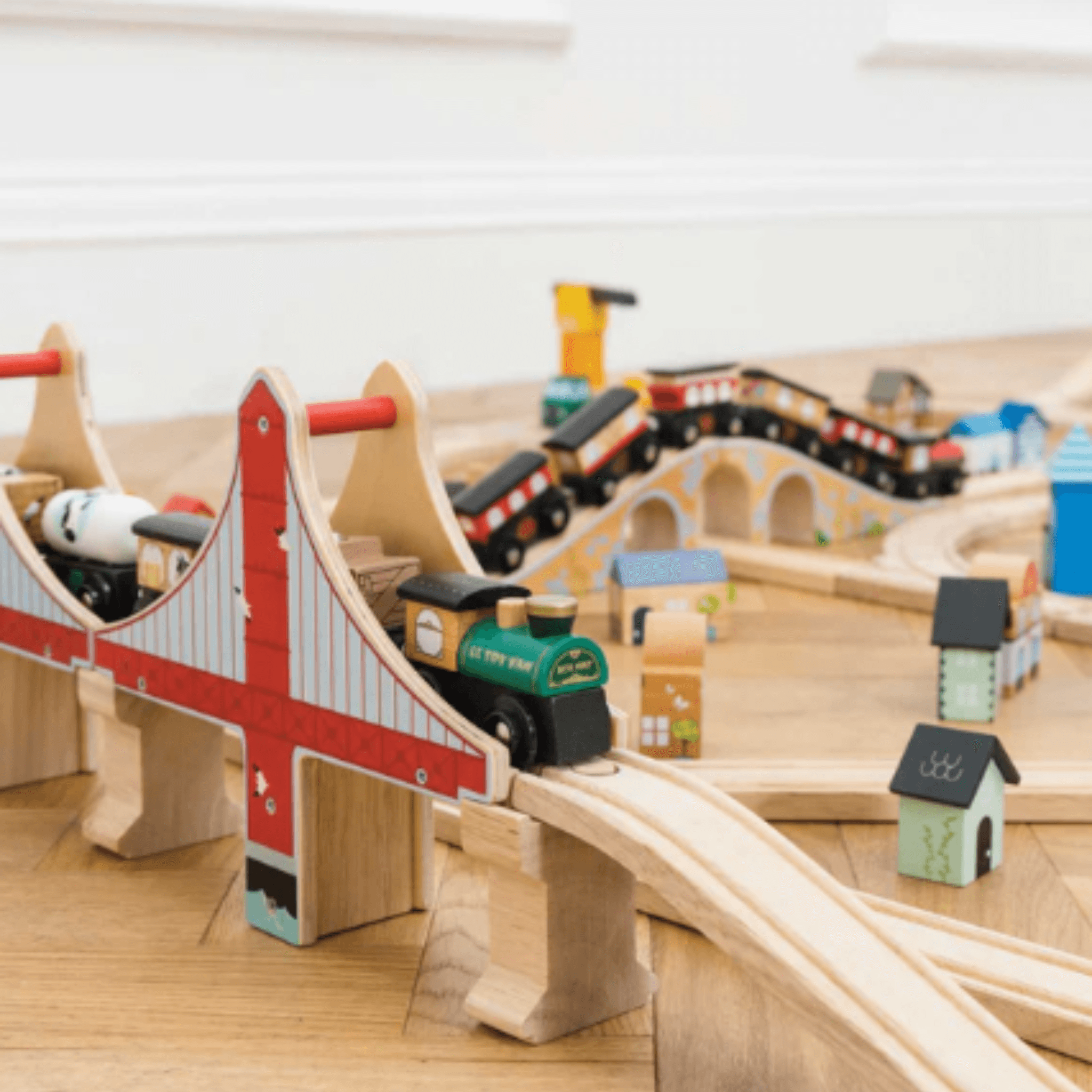 Wooden Toy Trains Tracks