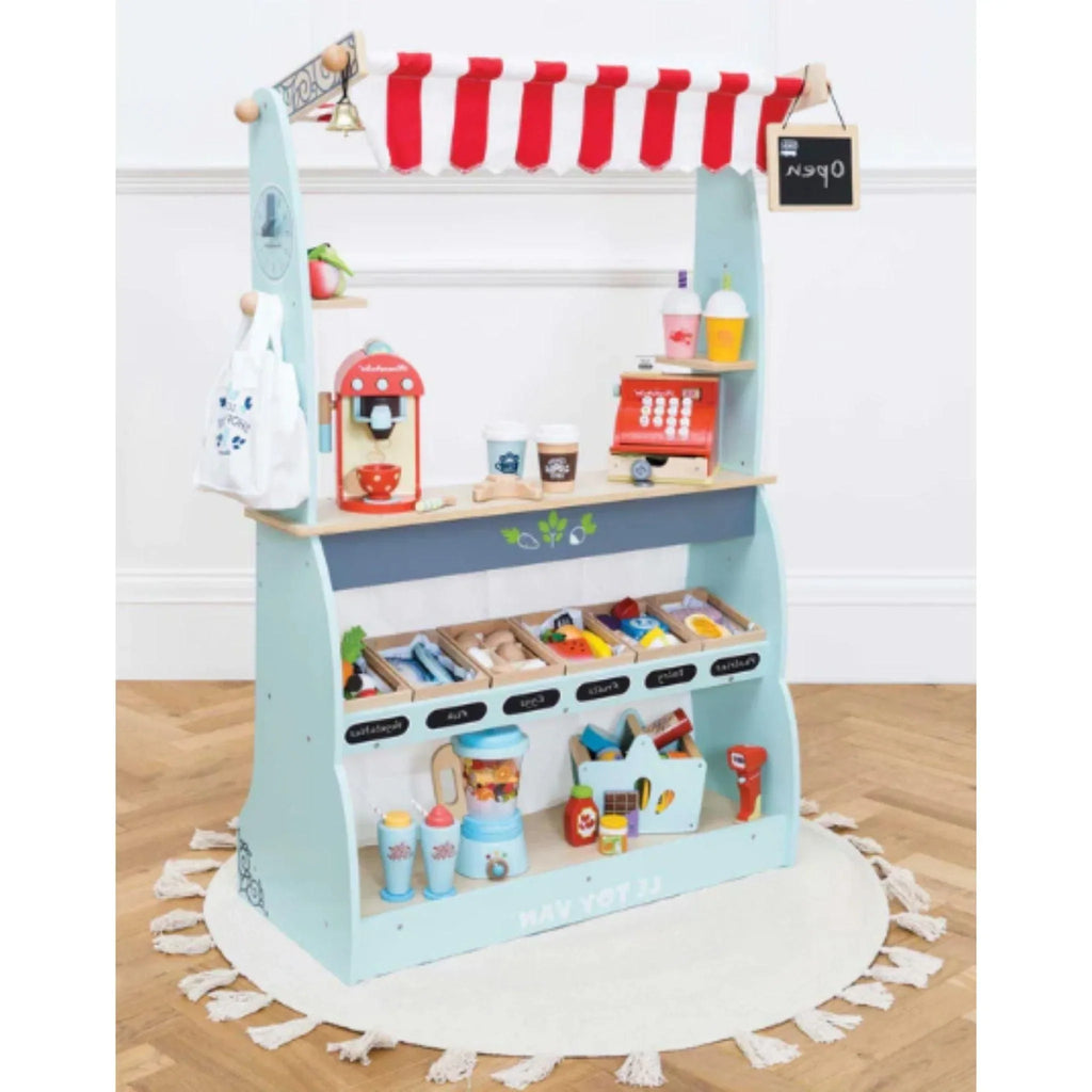 Wooden Shop & Cafe For Kids - Little Loves Kitchens Food & Kids Grocery - The Well Appointed House
