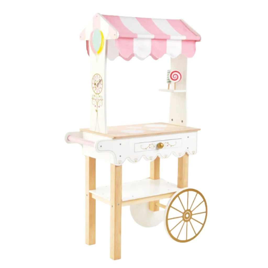 Wooden Tea Time Trolley Cart For Kids - Little Loves Kitchens Food & Kids Grocery - The Well Appointed House