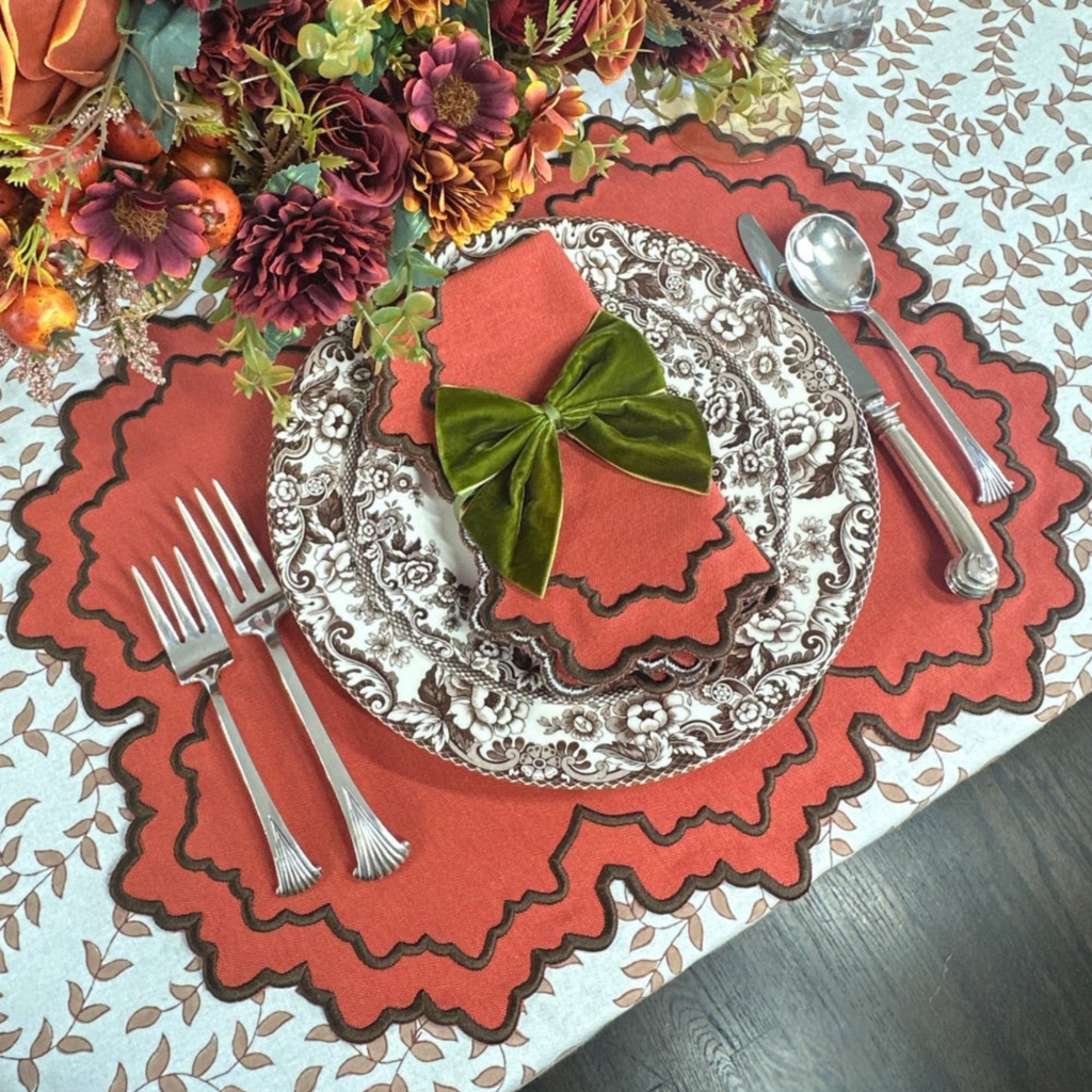 Woodland Leaves Tablecloth - The Well Appointed House 