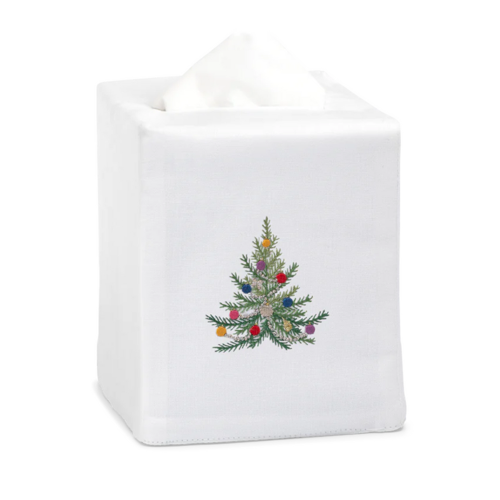 Set of Two Holiday Tree Christmas Tissue Box Covers - The Well Appointed House